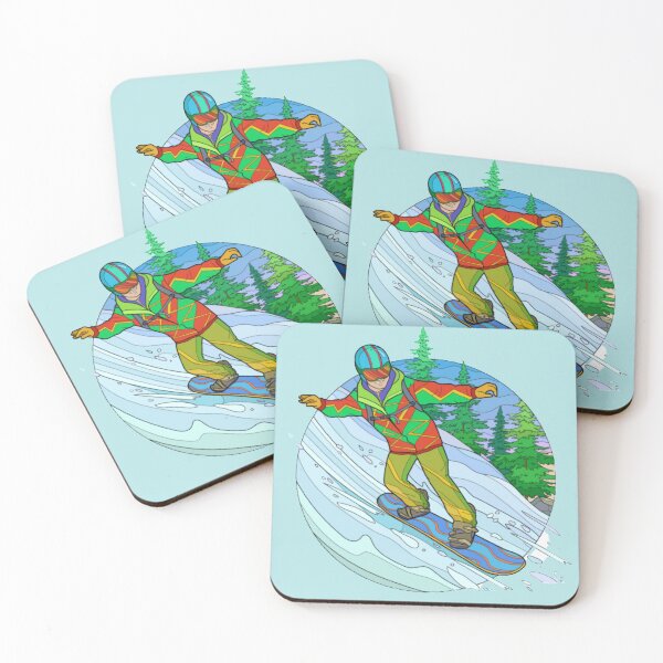Item preview, Winter joys, snowboarding. designed and sold by Karine Dupras.