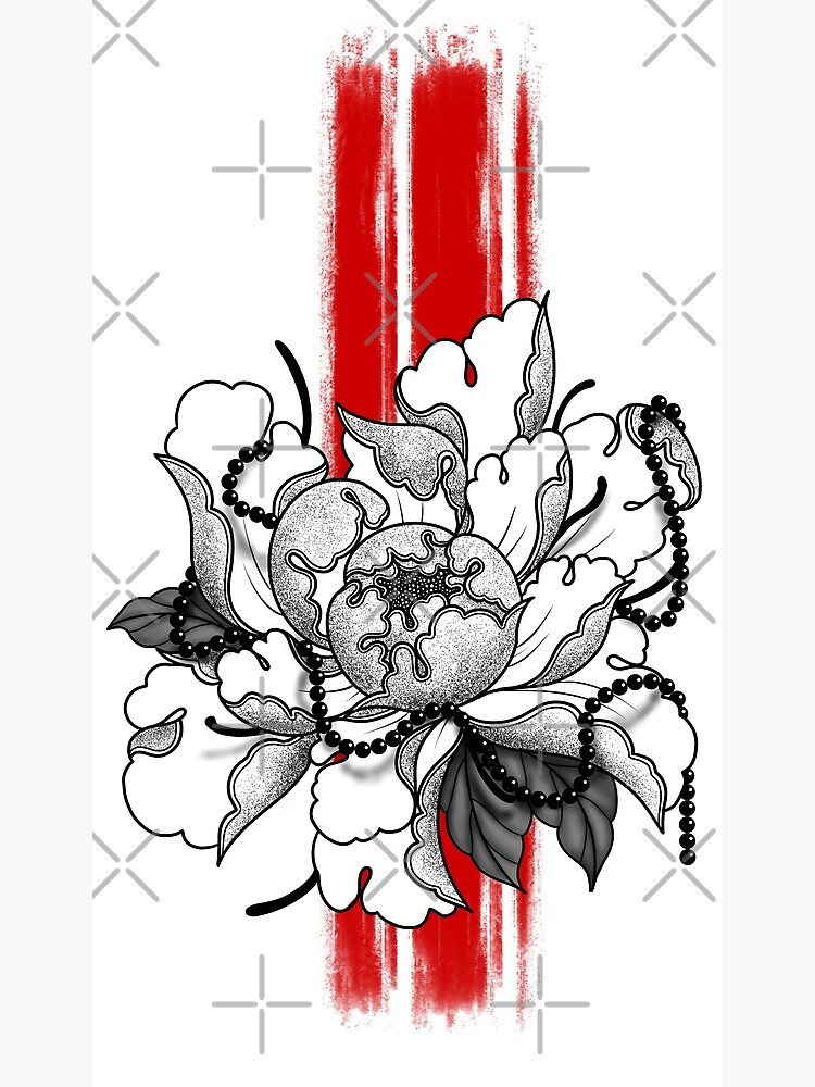 Japanese Flowers Tattoo transparent PNG - StickPNG