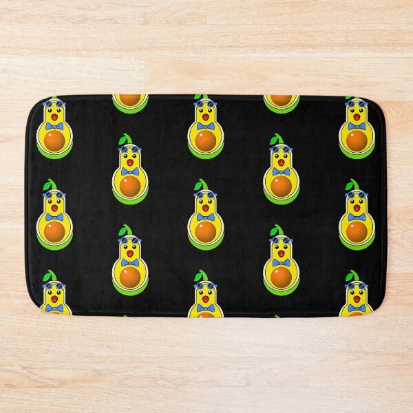 Item preview, Blue Bow Tie Excited Avocado with glasses designed and sold by Design-Focus.