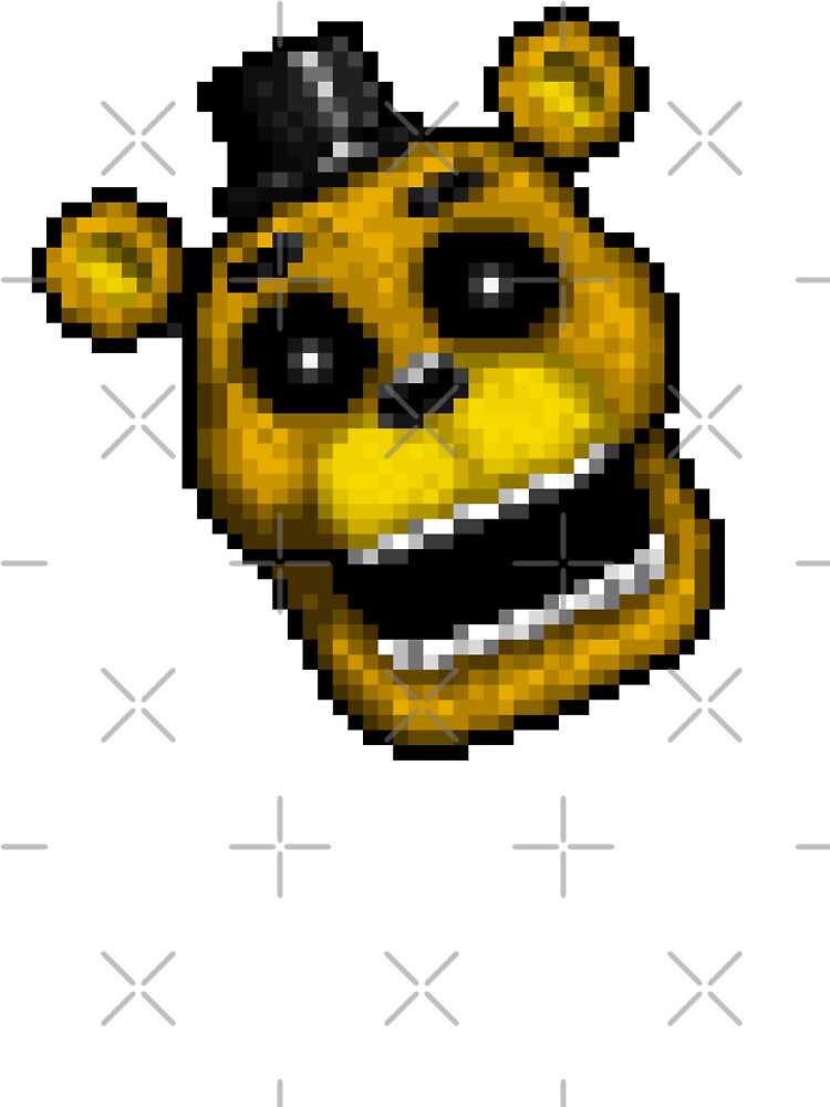 Adventure Nightmare Fredbear - FNAF World - Pixel Art Baby One-Piece for  Sale by GEEKsomniac