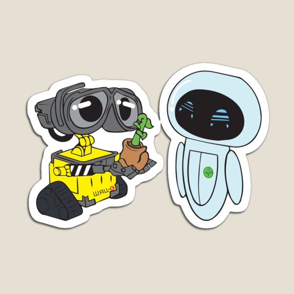 Artikel-Vorschau von Wall-E und Eva, designt und verkauft von Rons-Designs.