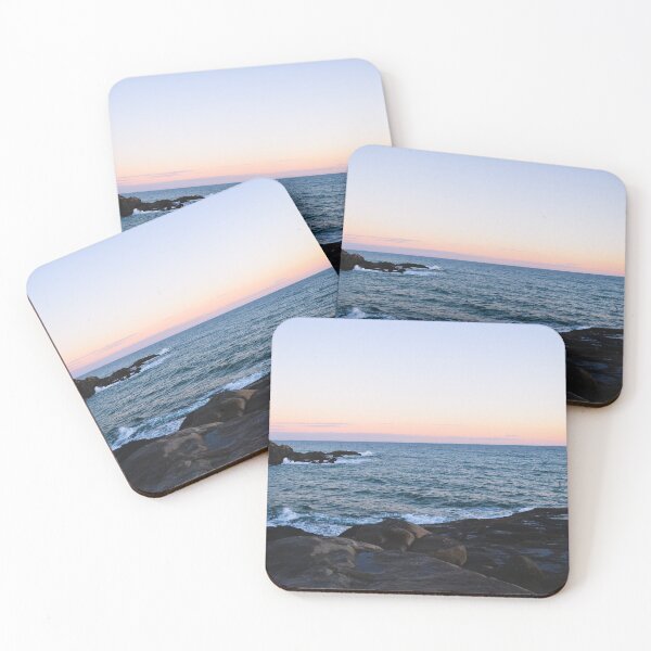 Item preview, Beach waves at sunset designed and sold by emmarsheehan.