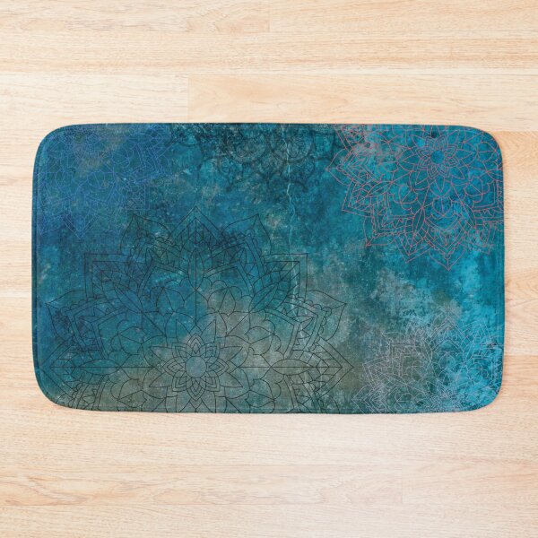 Item preview, Blue Faded Mandala Pattern designed and sold by Jennykies.