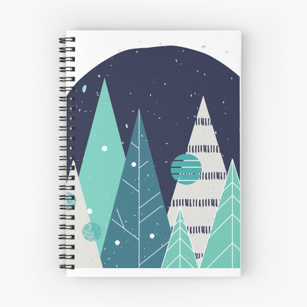 Aperçu de l'œuvre Arbres d'hiver créée et vendue par HelloGrackle.