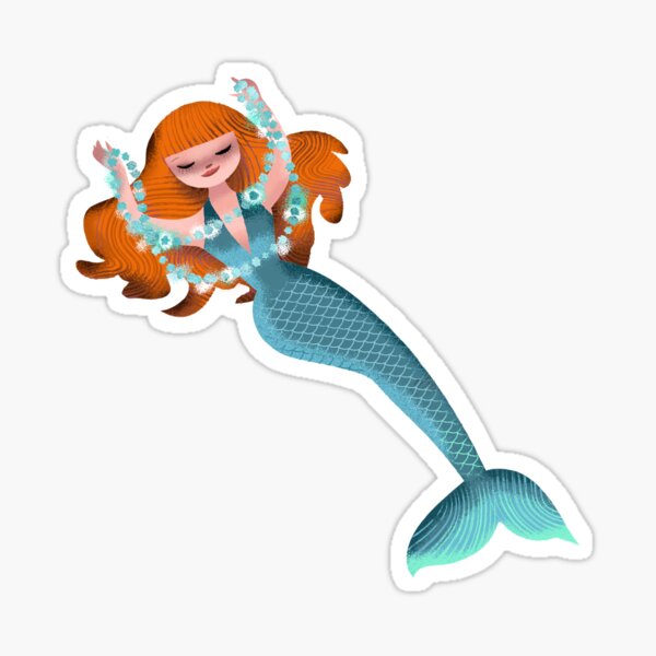 Necklace mermaid Sticker