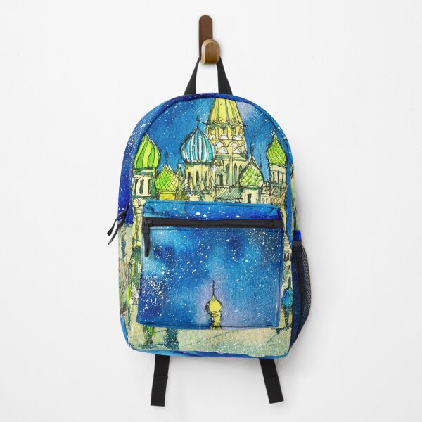 Item preview, Red Square, Moscow - St Basil's and Clock Tower First Snow designed and sold by darrenyeoart.
