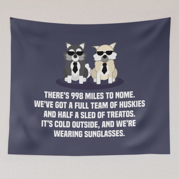 Item preview, Woos Brothers - Alaskan Husky - 998 Miles to Nome designed and sold by scrapdragon.