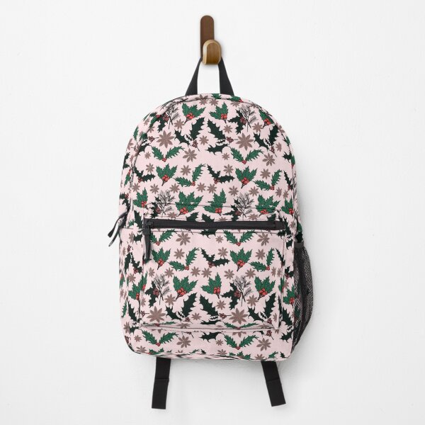 Vista previa del artículo con la obra «Navidad Holly Jolly - Rosa», diseñado y vendido por galleasstudio.