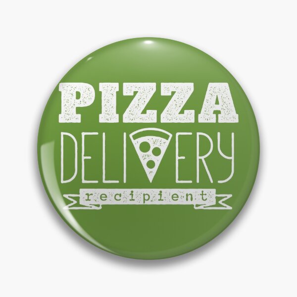 Item preview, pizza delivery recipient designed and sold by close-up.biz.