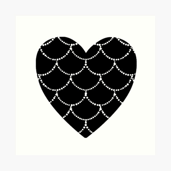 Mermaids at heart Art Print