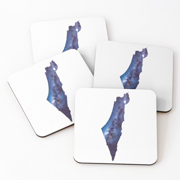 Item preview, Minimalist Israel Map: Galaxy designed and sold by IamIsrael.