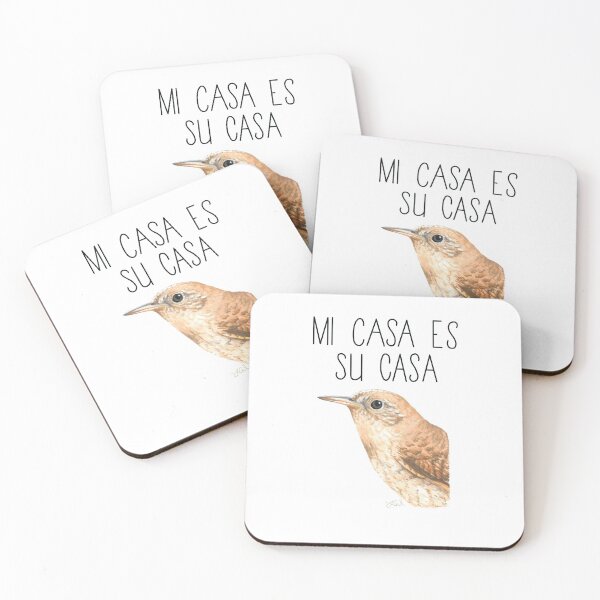 Item preview, Mi Casa Es Su Casa (House Wren) designed and sold by LauraWolfArtist.