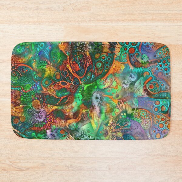 Item preview, Deepdream floral fractalize abstraction designed and sold by blackhalt.
