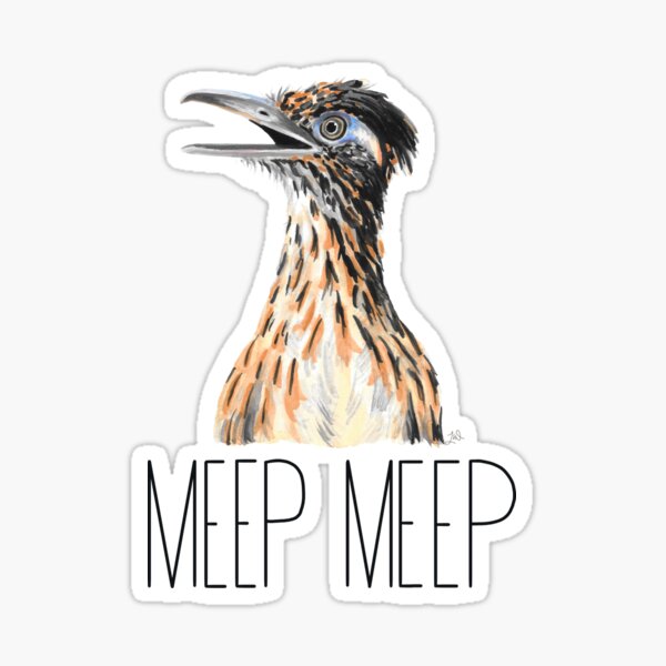 Item preview, Meep Meep (Greater Roadrunner) designed and sold by LauraWolfArtist.