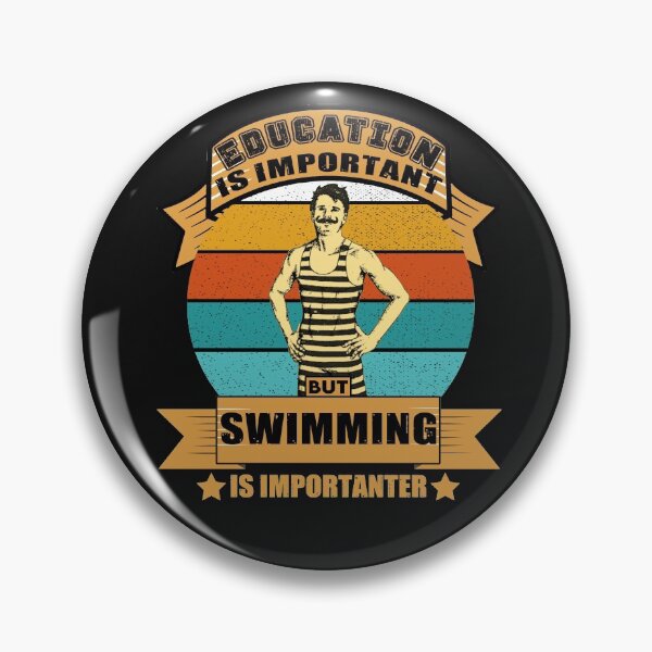 Item preview, Education is important but swimming designed and sold by Sage86.