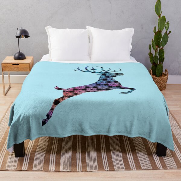 Item preview, Multicoloured Leaping Reindeer designed and sold by Forevercreative.