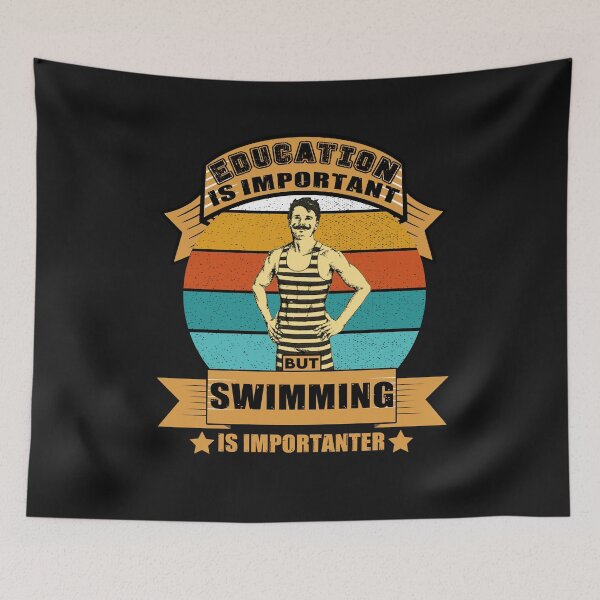 Item preview, Education is important but swimming designed and sold by Sage86.