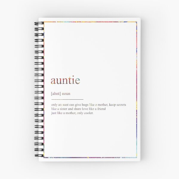 Item preview, AUNTIE 486 Watercolor Map Yoga Quote Definition De designed and sold by vividpixelusa.