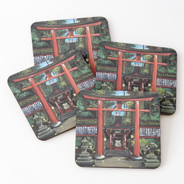 Item preview, Japanese Shinto Shrine Art Print designed and sold by Sabrina Owings.