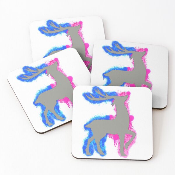 Item preview, Blue And Pink Reveal Deer designed and sold by missmann.