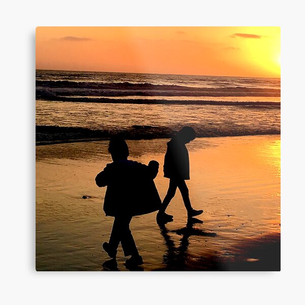 LIVING IN THE MOMENT Metal Print