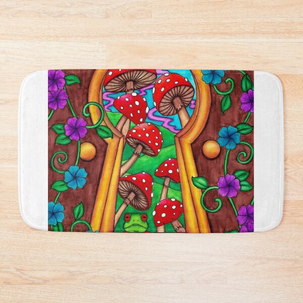 Item preview, Looking into Mushroom Kingdom designed and sold by Tabby's Tangled Art.