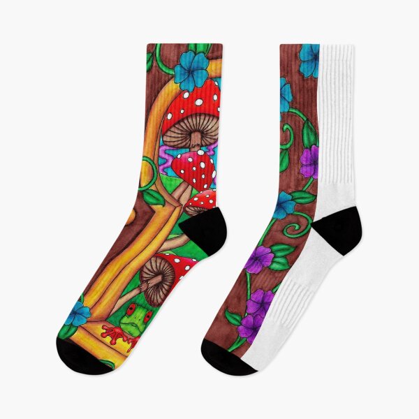 Item preview, Looking into Mushroom Kingdom designed and sold by Tabby's Tangled Art.