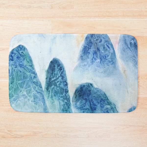 Item preview, hand painted dawn in the mountain forest  designed and sold by ColorandColor.