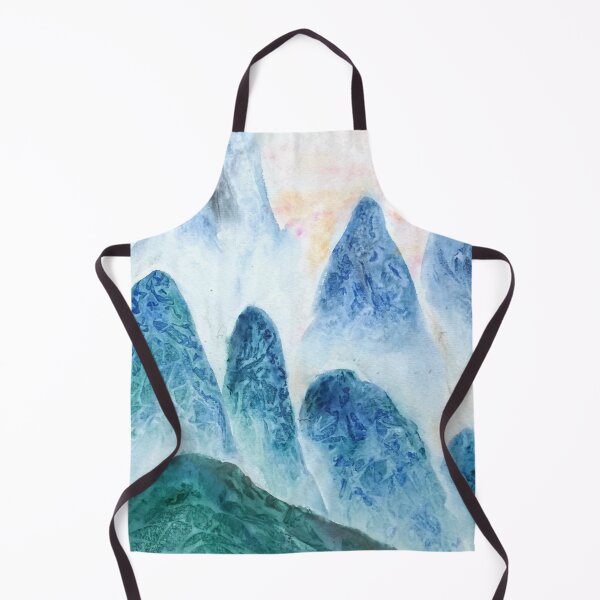 Item preview, hand painted dawn in the mountain forest designed and sold by ColorandColor.