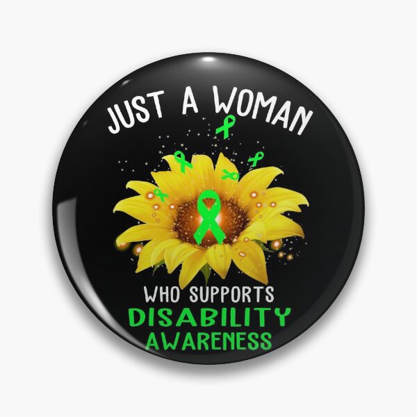 Item preview, Just A Woman Who Supports Disability Awareness designed and sold by KirstybShop.