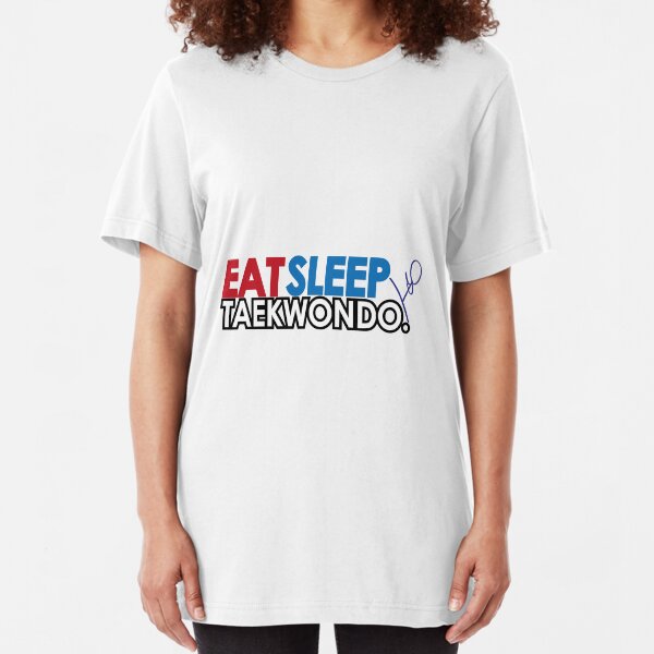 Eat, Sleep, Taekwondo Slim Fit T-Shirt