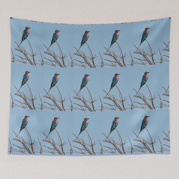 Item preview, Lilac Breasted Roller Hunting designed and sold by Kay Brewer.