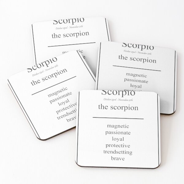 Item preview, Scorpio 484 Watercolor Map Yoga Quote Definition D designed and sold by vividpixelusa.