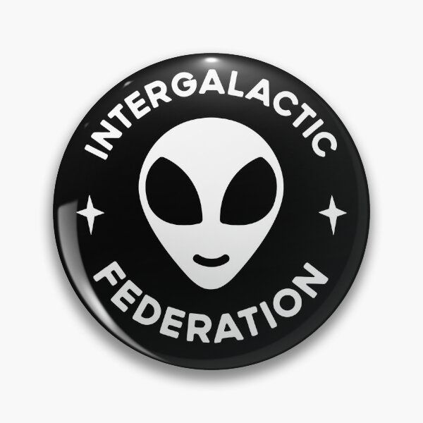 Item preview, Intergalactic Federation Alien Logo designed and sold by DoomSalad.