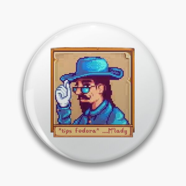 Item preview, Stardew Valley Gunther Tipping Fedora designed and sold by SpawnOfOod.