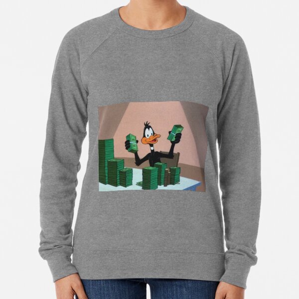 Daffy duck stacking money hoodie hotsell