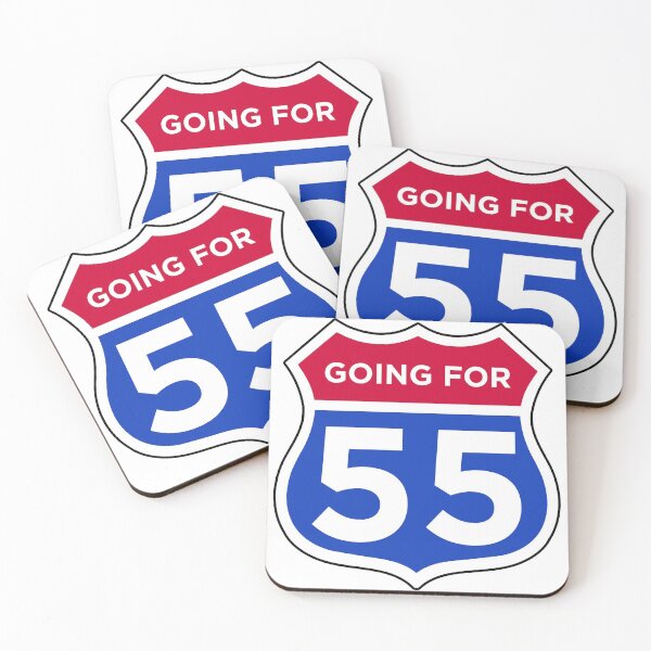 Item preview, Glasgow Rangers Going for 55 (Route 66 Style) designed and sold by trueblueapparel.
