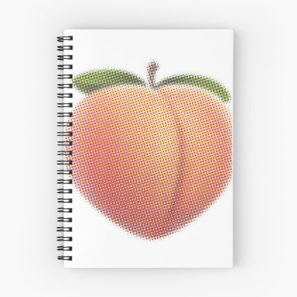 Item preview, Peach Emoji Halftone designed and sold by Jeb Knight.