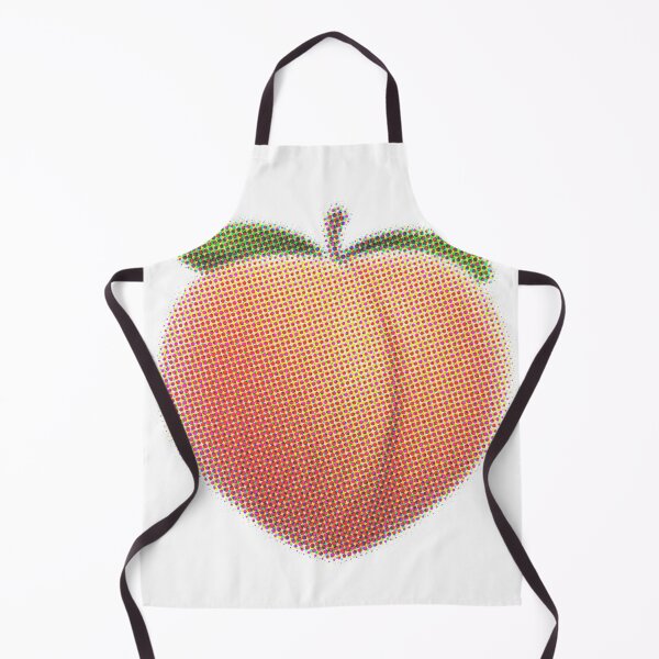 Item preview, Peach Emoji Halftone designed and sold by Jeb Knight.