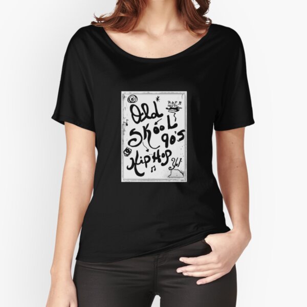 Rachel Doodle Art - Old-Skool 90's Hip-Hop Relaxed Fit T-Shirt
