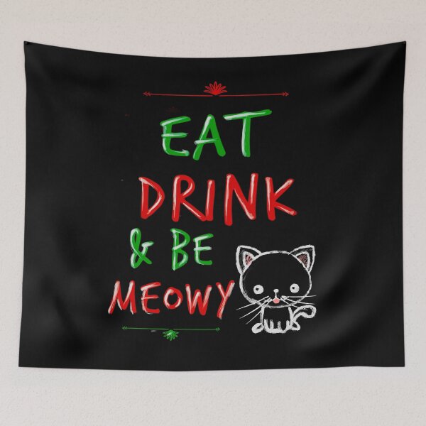 Item preview, Eat sleep and be Meowy designed and sold by mwebba2005.