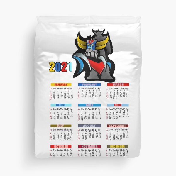 CALENDRIER Goldorak 2021, CALENDRIER Goldorak Housse de couette