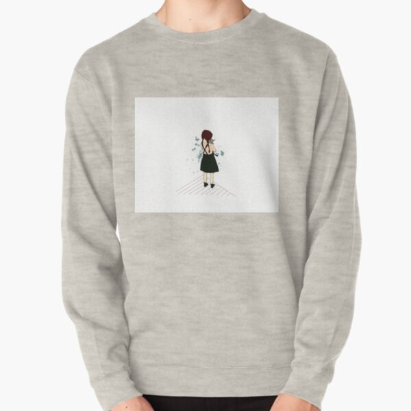 alone girl Pullover Sweatshirt