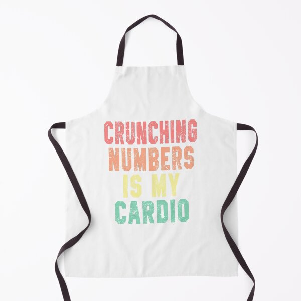 Item preview, Crunching Numers is my Cardio Accountant Fit designed and sold by STdesigns.
