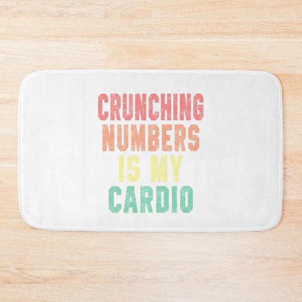 Item preview, Crunching Numers is my Cardio Accountant Fit designed and sold by STdesigns.