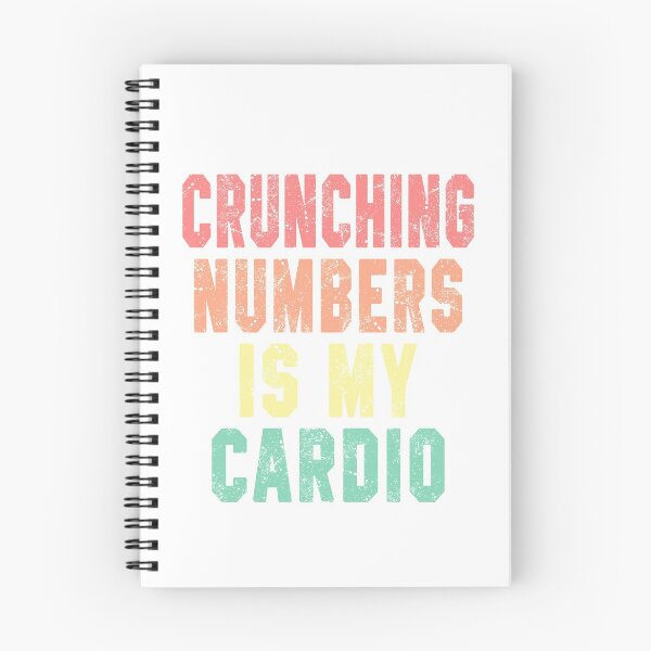 Item preview, Crunching Numers is my Cardio Accountant Fit designed and sold by STdesigns.