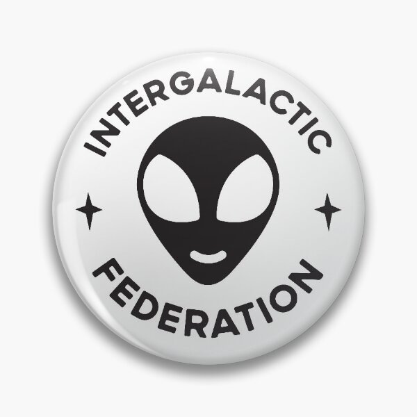 Item preview, Intergalactic Federation Alien Logo designed and sold by DoomSalad.