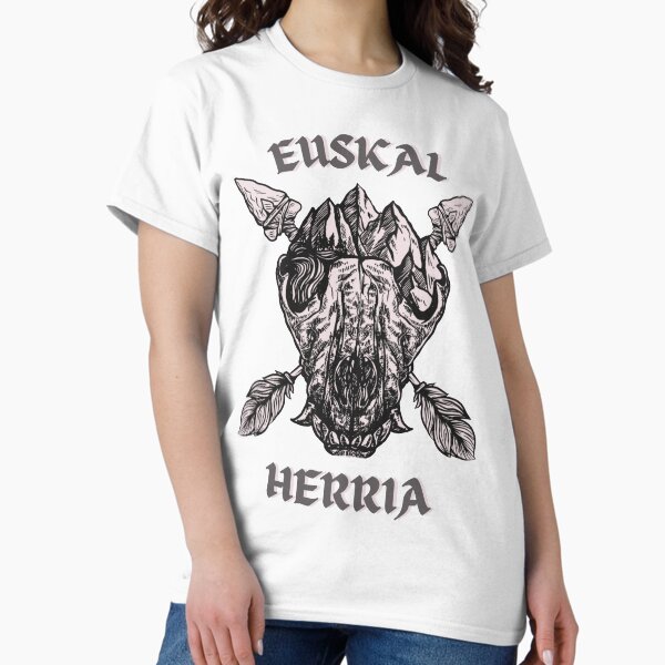 Vista previa del artículo con la obra «Calavera de Euskal Herria del País Vasco», diseñado y vendido por Circle64Shop.
