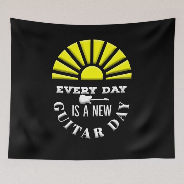 Item preview, Everyday Is a New Guitar Day Funny Guitar Quote designed and sold by GuitarZan's.