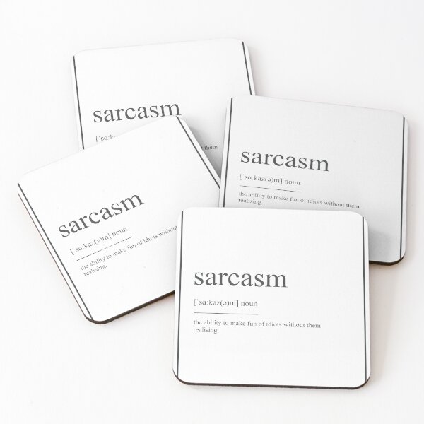 Item preview, Sarcasm 480 Watercolor Map Yoga Quote Definition D designed and sold by vividpixelusa.